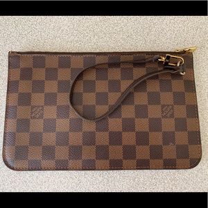 ⚡️flash⚡️Auth Louis Vuitton Neverfull Pouchette